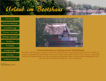 Tablet Screenshot of krakower-bootshaus.de